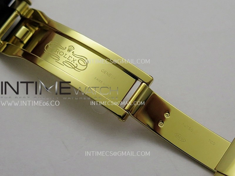 Daytona 126518 Gain Weight ARF 1:1 Best Edition YG Gold Dial Black Subdial Stick Marker On Oysterflex Strap DD4131