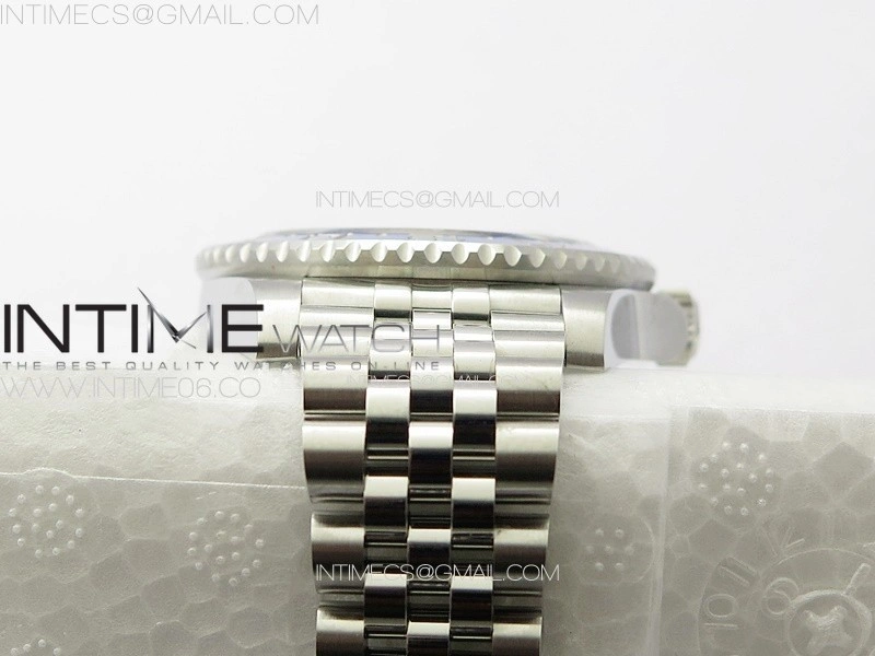 GMT-Master II 126710 Red Blue Ceramic Bezel 904L SS GMF 1:1 Best Edition Black Dial on 904L Jubilee Bracelet VR3285 V5