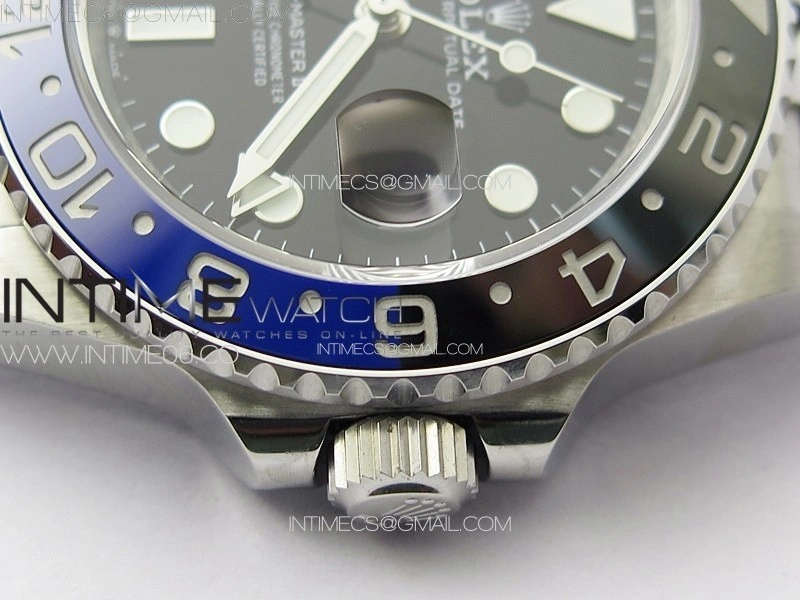 GMT-Master II 126710 Black Blue Ceramic Bezel 904L SS GMF 1:1 Best Edition Black Dial on 904L Jubilee Bracelet VR3285 V5