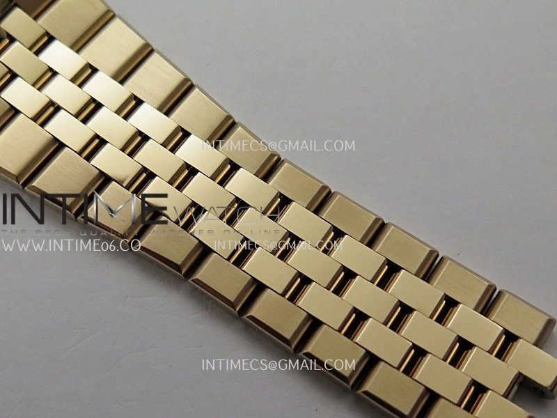 Land Dweller 127385 Diamond Bezel Gain Weight RG B Factory White Dial T Diamond Marker On RG Bracelet A7135
