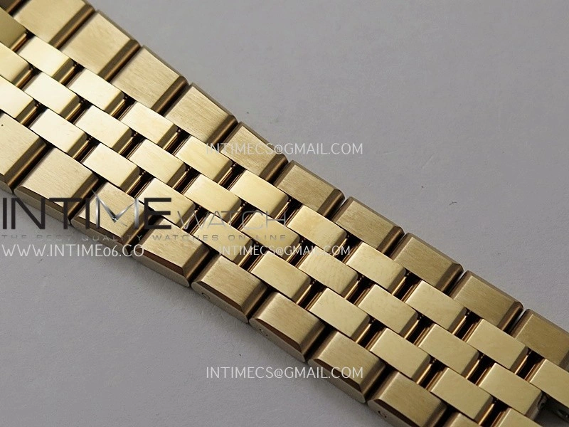 Land Dweller 127285 Diamond Bezel Gain Weight RG B Factory White Dial T Diamond Marker On RG Bracelet A7135