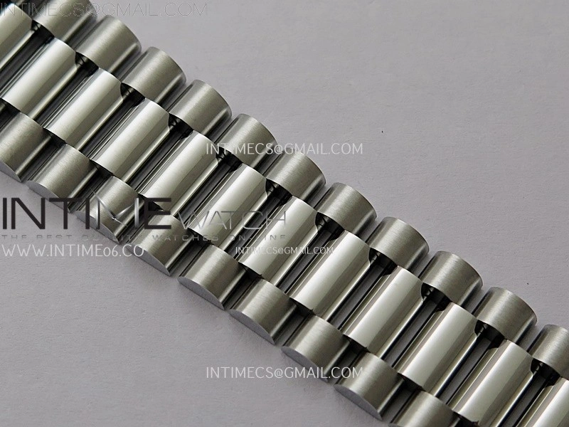 Day Date 228239 40mm 904L SS Bezel QF Gain Weight Ice Blue Dial T Dia Markers on SS President Bracelet A2836