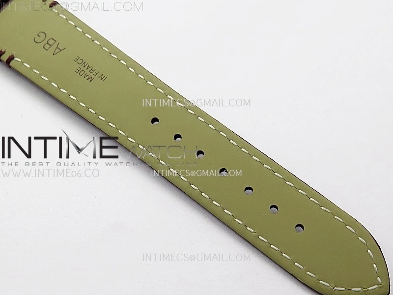 Tank Francaise Ladies 27mm Diamond Bezel RG 8848F 1:1 Best Edition Silver Dial on Red Leather Strap Ronda Quartz V2