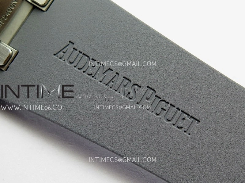 Royal Oak Offshore 43mm 26420 Ceramic Bezel SS APSF 1:1 Best Edition Gray Dial On Gray Rubber Strap SA4401 Super Clone