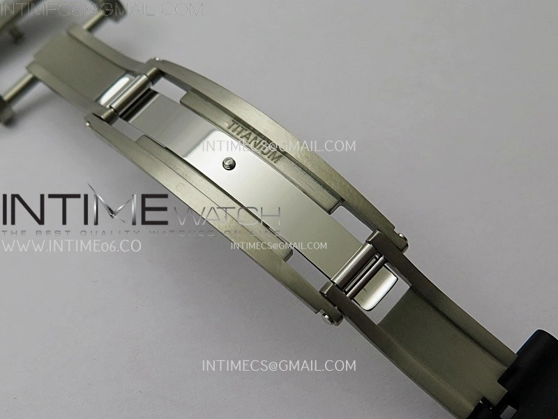 RM055 White inner Bezel Black Crown NTPT NTPT ZF 1:1 Best Edition on Black Rubber Strap RMUL2 Super Clone