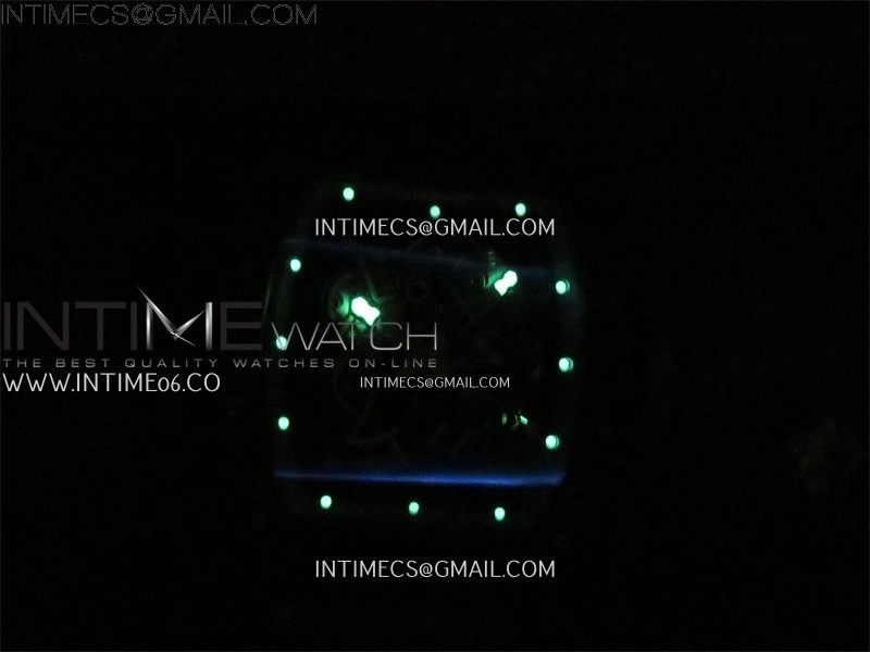 RM055 White inner Bezel Black Crown NTPT NTPT ZF 1:1 Best Edition on Black Rubber Strap RMUL2 Super Clone