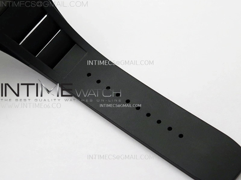 RM055 RG Inner Bezel Black Crown NTPT NTPT ZF 1:1 Best Edition on Black Rubber Strap RMUL2 Super Clone