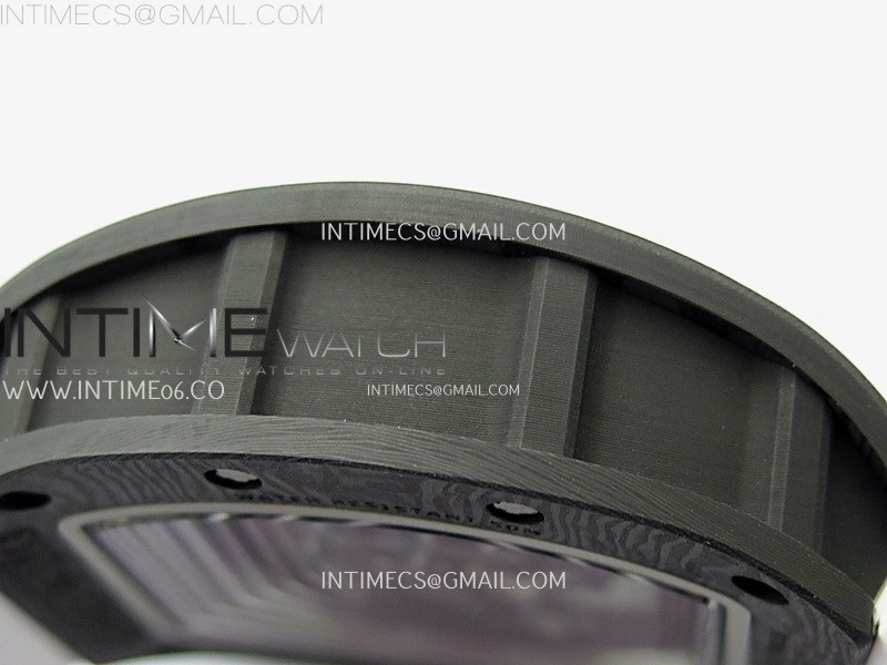 RM055 White Inner Bezel Black Crown NTPT NTPT ZF 1:1 Best Edition on White Rubber Strap RMUL2 Super Clone