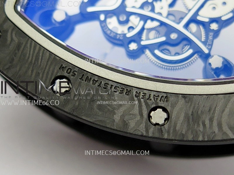 RM055 White Inner Bezel Black Crown NTPT NTPT ZF 1:1 Best Edition on White Rubber Strap RMUL2 Super Clone