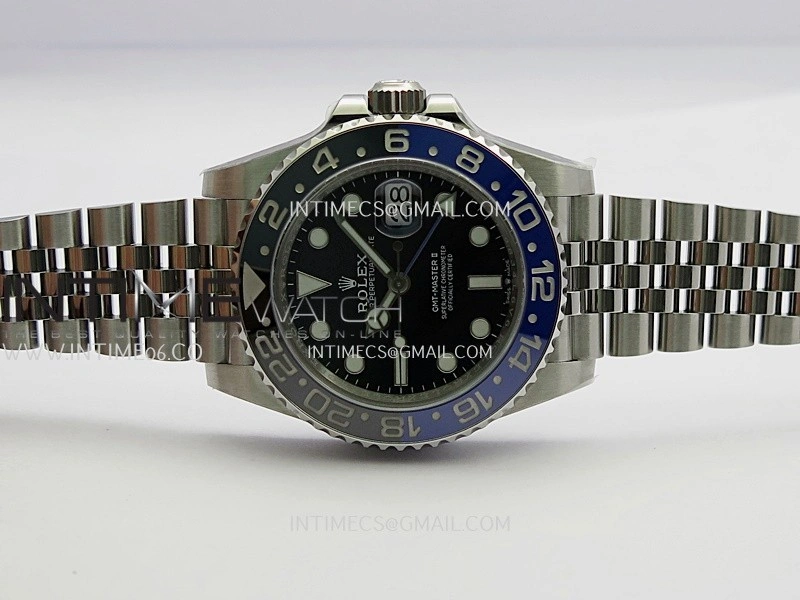 GMT-Master II 126710 BLNR Black Blue 904L SS ERF 1:1 Best Edition Black Dial On Jubilee Bracelet JH3285 CHS
