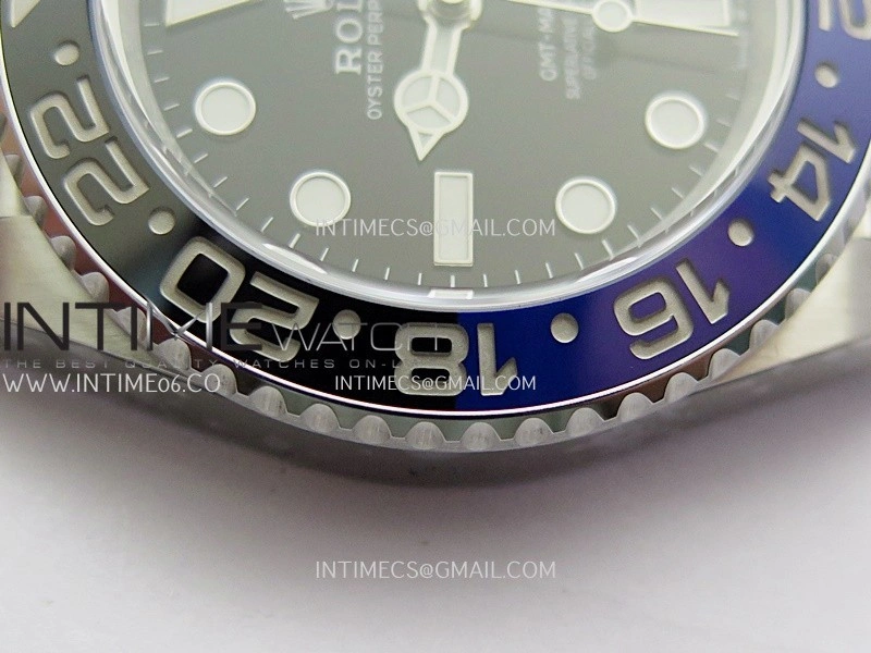 GMT-Master II 126710 BLNR Black Blue 904L SS ERF 1:1 Best Edition Black Dial On Jubilee Bracelet JH3285 CHS