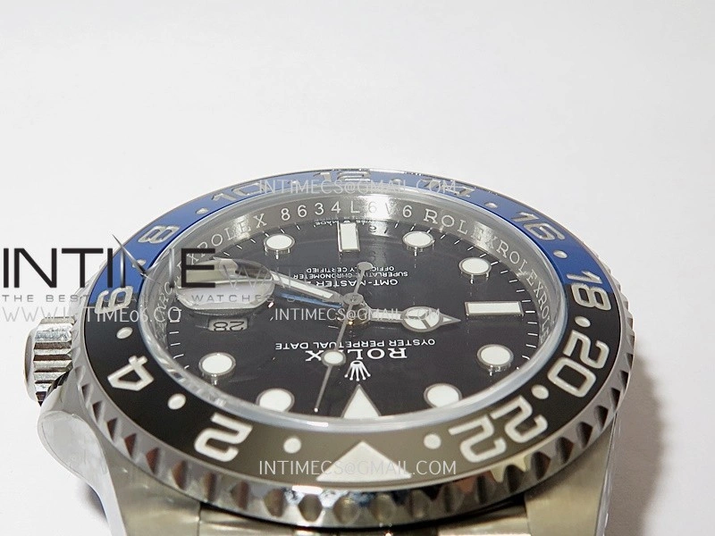 GMT-Master II 126710 BLNR Black Blue 904L SS ERF 1:1 Best Edition Black Dial On Jubilee Bracelet JH3285 CHS