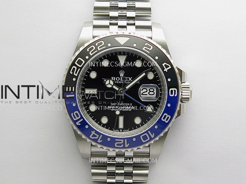 GMT-Master II 126710 BLNR Black Blue Ceramic ARF 1:1 Best Edition Black Dial On Jubilee Bracelet DD3285 CHS