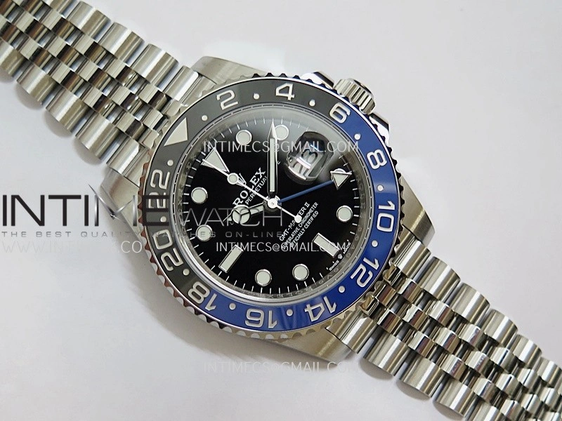 GMT-Master II 126710 BLNR Black Blue Ceramic ARF 1:1 Best Edition Black Dial On Jubilee Bracelet DD3285 CHS
