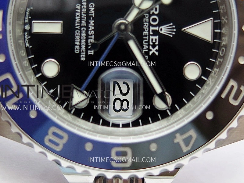 GMT-Master II 126710 BLNR Black Blue Ceramic ARF 1:1 Best Edition Black Dial On Jubilee Bracelet DD3285 CHS
