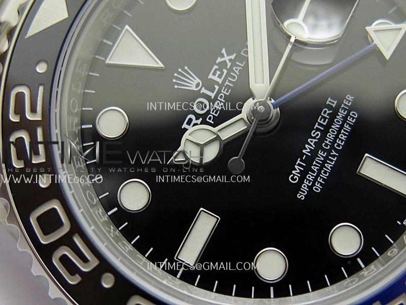GMT-Master II 126710 BLNR Black Blue Ceramic ARF 1:1 Best Edition Black Dial On Jubilee Bracelet DD3285 CHS