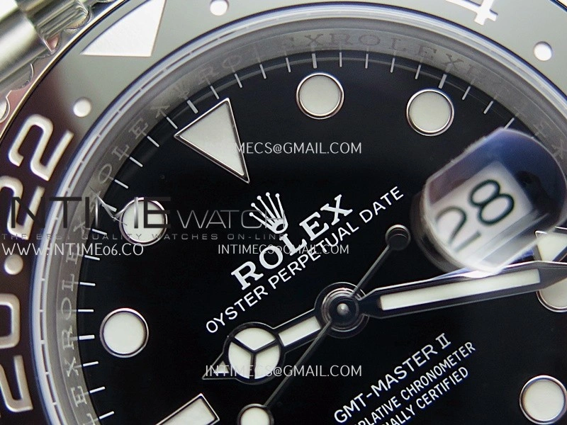 GMT-Master II 126710 BLNR Black Blue Ceramic ARF 1:1 Best Edition Black Dial On Jubilee Bracelet DD3285 CHS
