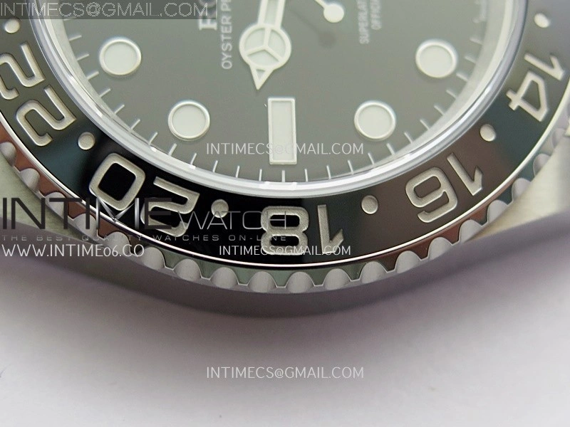 GMT-Master II 126710 GRNR Black Gray 904L SS ERF 1:1 Best Edition Black Dial On Jubilee Bracelet JH3285 CHS