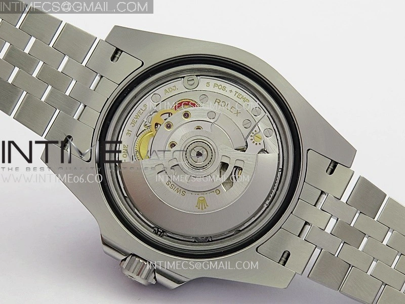 GMT-Master II 126710 GRNR Black Gray 904L SS ERF 1:1 Best Edition Black Dial On Jubilee Bracelet JH3285 CHS