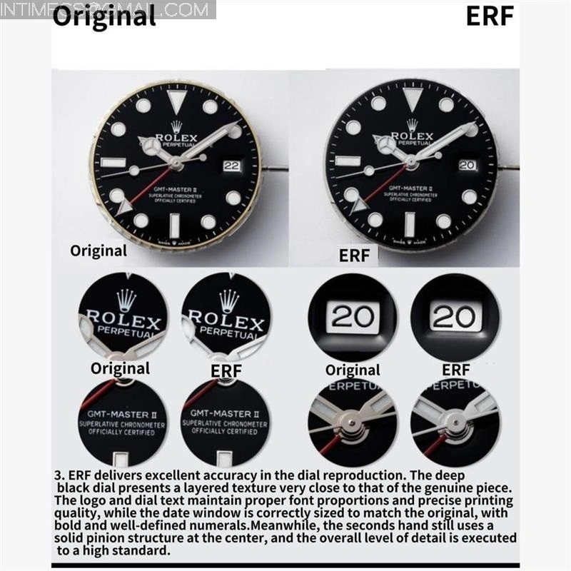 GMT-Master II 126710 GRNR Black Gray 904L SS ERF 1:1 Best Edition Black Dial On Jubilee Bracelet JH3285 CHS