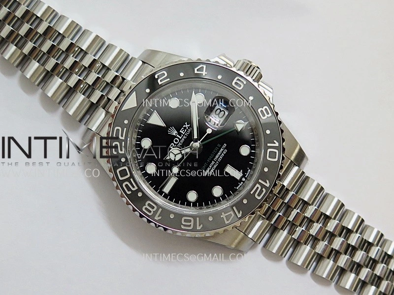 GMT-Master II 126710 GRNR Black Gray Ceramic ARF 1:1 Best Edition Black Dial On Jubilee Bracelet DD3285 CHS