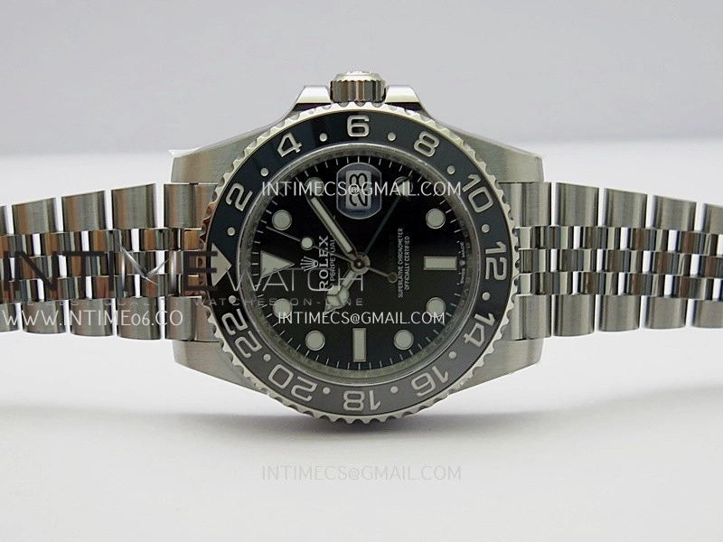 GMT-Master II 126710 GRNR Black Gray Ceramic ARF 1:1 Best Edition Black Dial On Jubilee Bracelet DD3285 CHS
