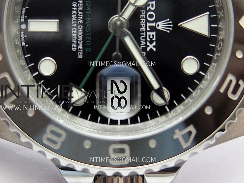 GMT-Master II 126710 GRNR Black Gray Ceramic ARF 1:1 Best Edition Black Dial On Jubilee Bracelet DD3285 CHS