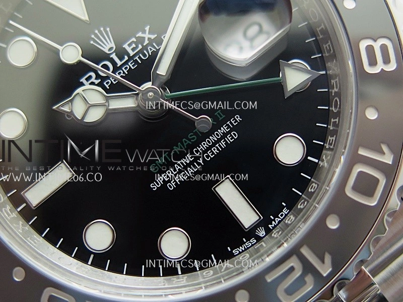 GMT-Master II 126710 GRNR Black Gray Ceramic ARF 1:1 Best Edition Black Dial On Jubilee Bracelet DD3285 CHS