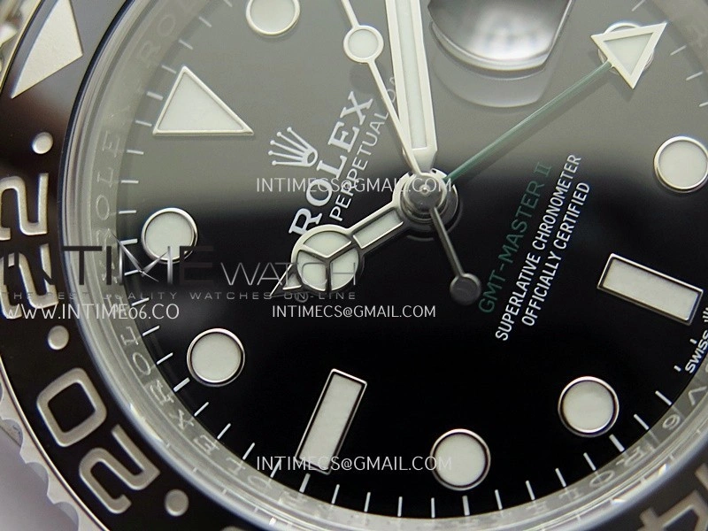 GMT-Master II 126710 GRNR Black Gray Ceramic ARF 1:1 Best Edition Black Dial On Jubilee Bracelet DD3285 CHS