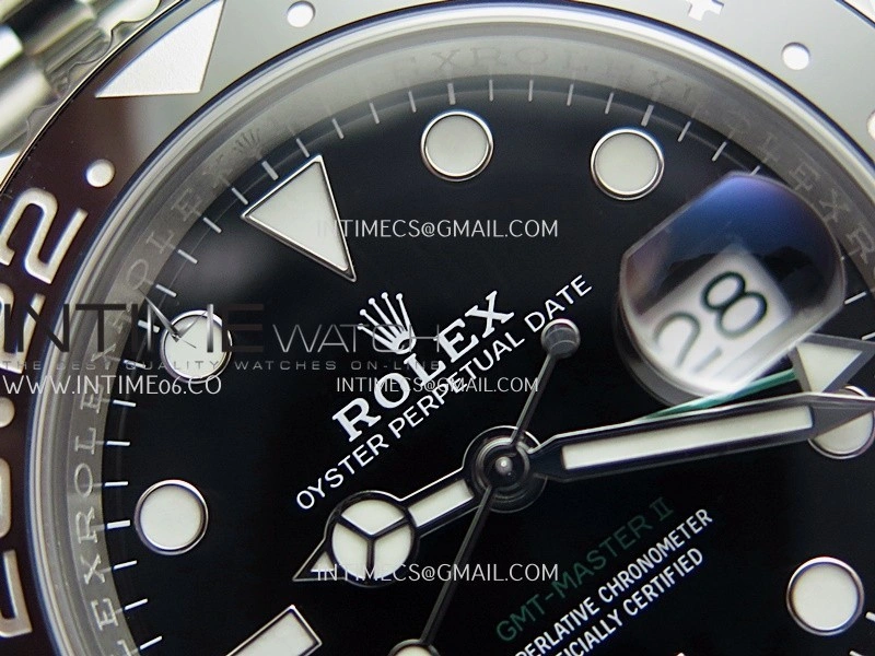 GMT-Master II 126710 GRNR Black Gray Ceramic ARF 1:1 Best Edition Black Dial On Jubilee Bracelet DD3285 CHS
