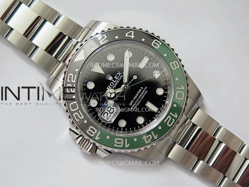 GMT-Master II 126720 VTNR Black Green Ceramic ARF 1:1 Best Edition Black Dial On Oyster Bracelet DD3285 CHS