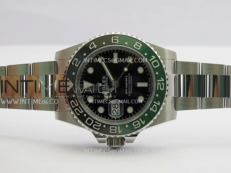 GMT-Master II 126720 VTNR Black Green Ceramic ARF 1:1 Best Edition Black Dial On Oyster Bracelet DD3285 CHS