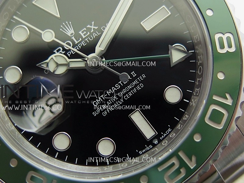 GMT-Master II 126720 VTNR Black Green Ceramic ARF 1:1 Best Edition Black Dial On Oyster Bracelet DD3285 CHS