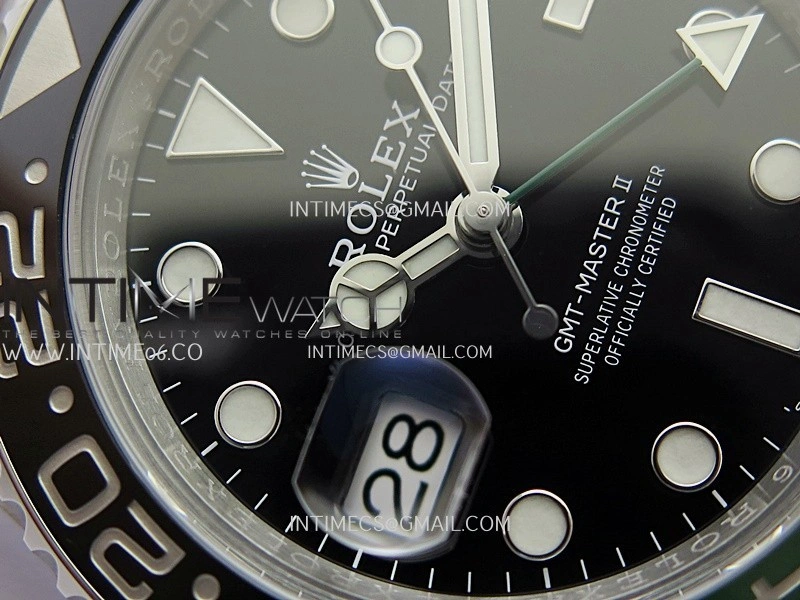 GMT-Master II 126720 VTNR Black Green Ceramic ARF 1:1 Best Edition Black Dial On Oyster Bracelet DD3285 CHS