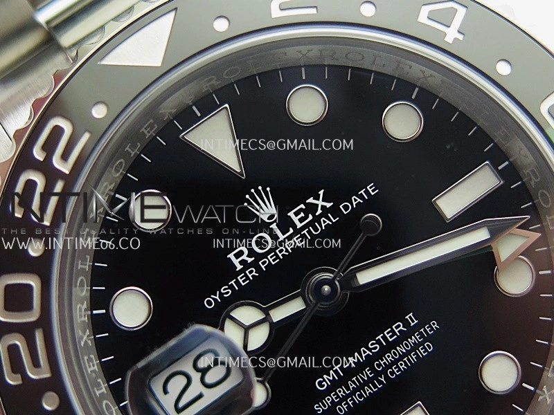 GMT-Master II 126720 VTNR Black Green Ceramic ARF 1:1 Best Edition Black Dial On Oyster Bracelet DD3285 CHS