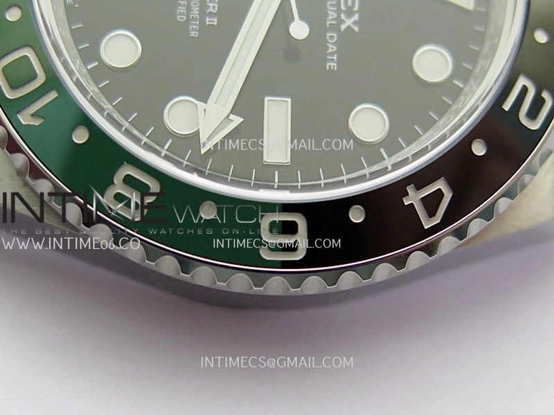 GMT-Master II 126720 VTNR Black Green Ceramic ARF 1:1 Best Edition Black Dial On Oyster Bracelet DD3285 CHS