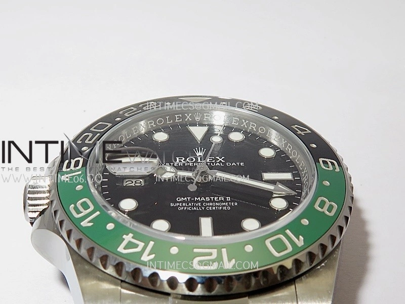 GMT-Master II 126720 VTNR Black Green Ceramic ARF 1:1 Best Edition Black Dial On Oyster Bracelet DD3285 CHS