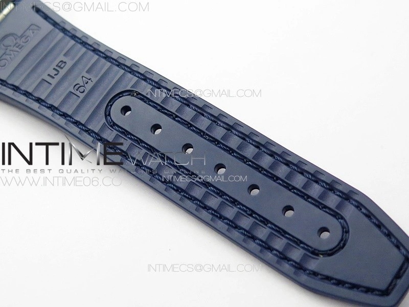 Constellation 41mm Blue Ceramic Bezel SS VSF 1:1 Best Edition Blue Dial on Blue Leather Strap A8900