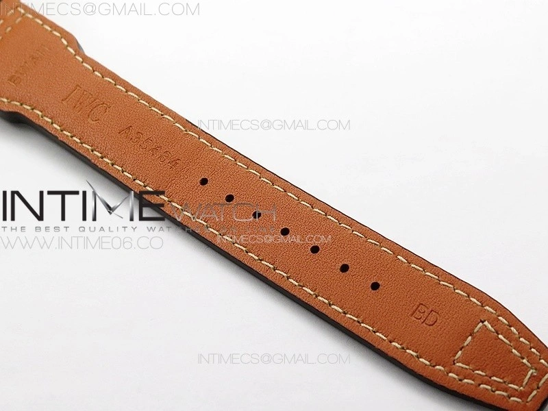 Big Pilot Annual Calendar RG IW5027 AZF 1:1 Best Edition Brown Dial on Brown Leather Strap A52850