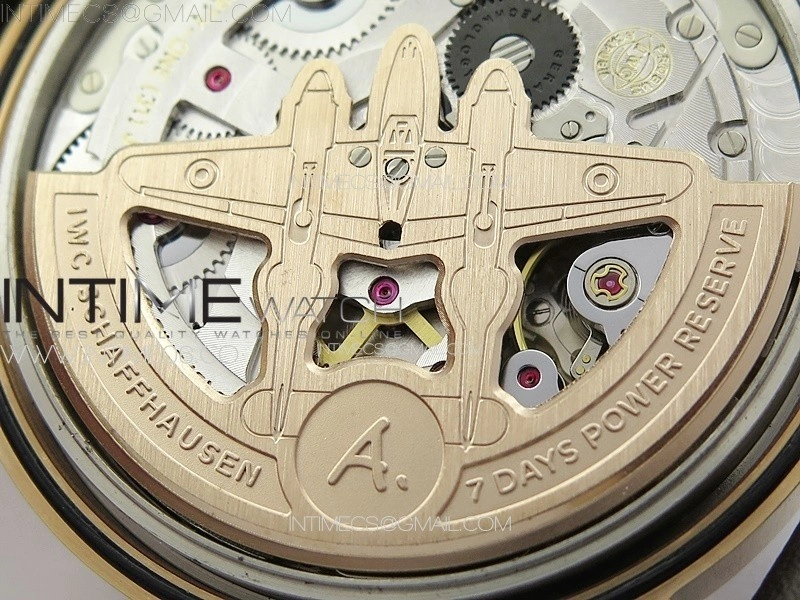 Big Pilot Annual Calendar RG IW5027 AZF 1:1 Best Edition Brown Dial on Brown Leather Strap A52850
