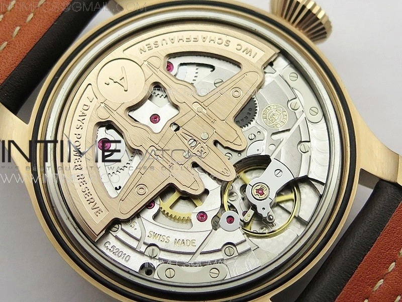 Big Pilot Annual Calendar RG IW5027 AZF 1:1 Best Edition Brown Dial on Brown Leather Strap A52850