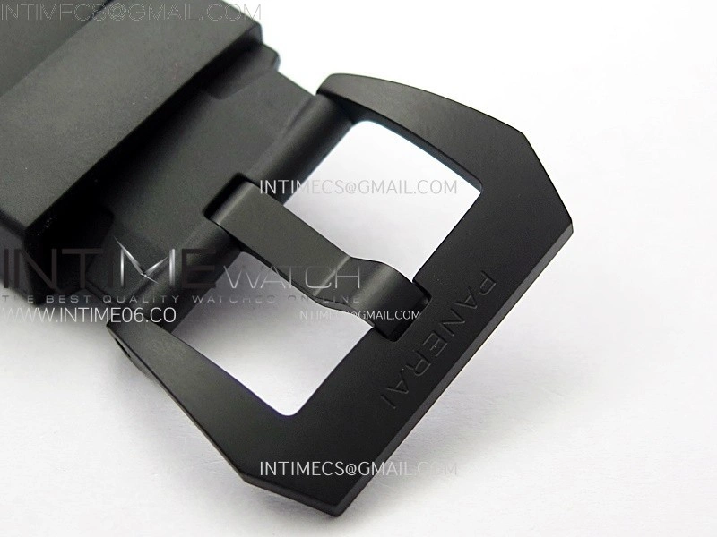 PAM1324 Carbotech 44mm GMT VSF 1:1 Best Edition Carbon Dial on Black Rubber Strap P.9011
