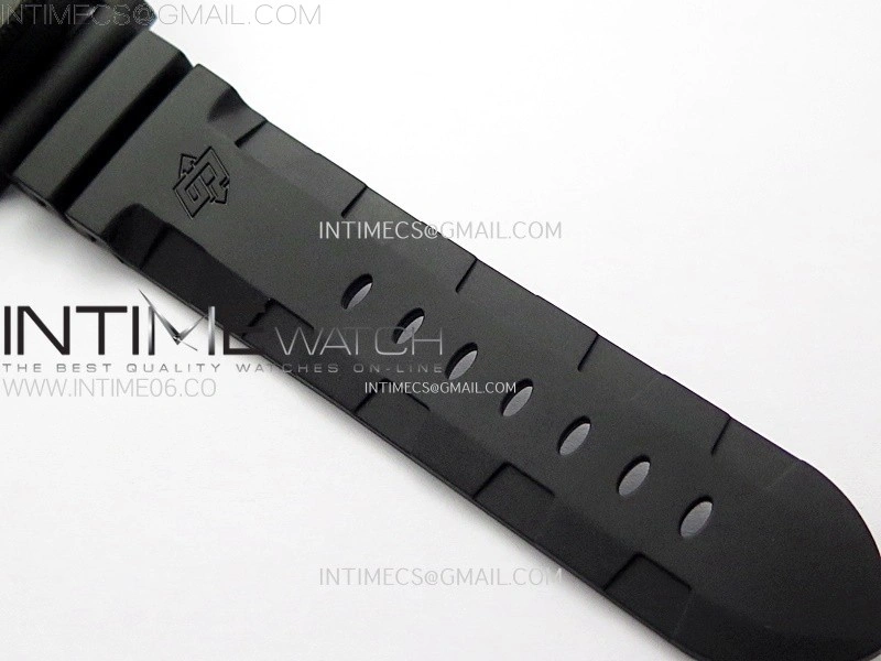 PAM1324 Carbotech 44mm GMT VSF 1:1 Best Edition Carbon Dial on Black Rubber Strap P.9011
