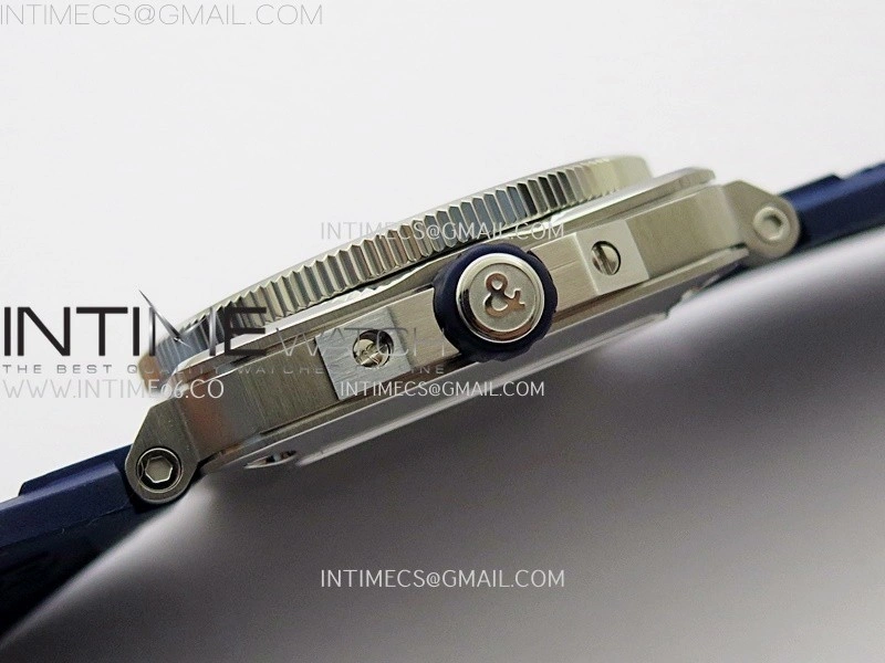 BR 03-92 Diver Blue Ceramic Bezel SS B12 1:1 Best Edition Blue Dial on Blue Rubber Strap MIYOTA 9015