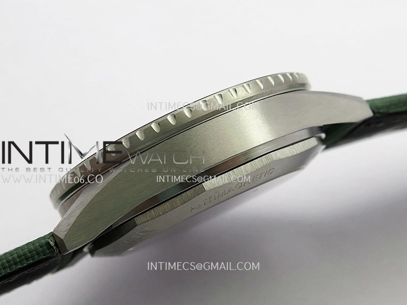 Fifty Fathoms Bathyscape Green Ceramic Bezel SS GF 1:1 Best Edition Green Ombre Dial On Green Nylon Strap A1315