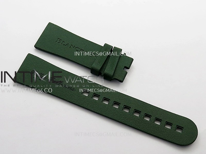 Fifty Fathoms Bathyscape Green Ceramic Bezel SS GF 1:1 Best Edition Green Ombre Dial On Green Nylon Strap A1315