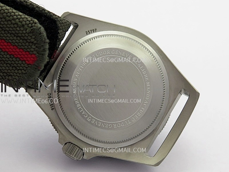 Pelagos FXD Black Ceramic Bezel Ti M+F 1:1 V4 Best Edition Black Designed Dial On Green Nylon Strap