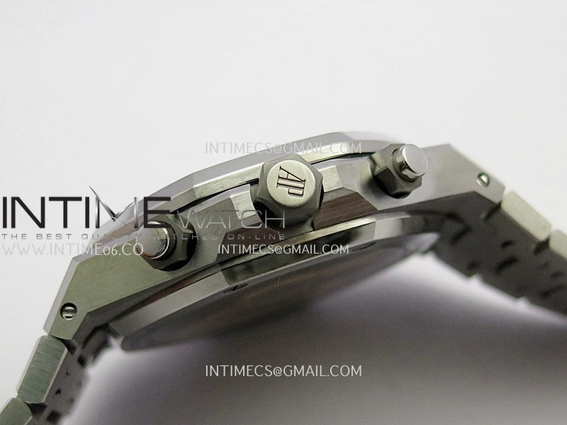 Royal Oak Chrono 26240 SS ZF 1:1 Best Edition Green Dial On SS Bracelet Super Clone DD4401