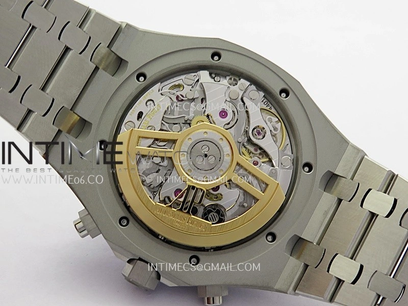 Royal Oak Chrono 26240 SS ZF 1:1 Best Edition Green Dial On SS Bracelet Super Clone DD4401