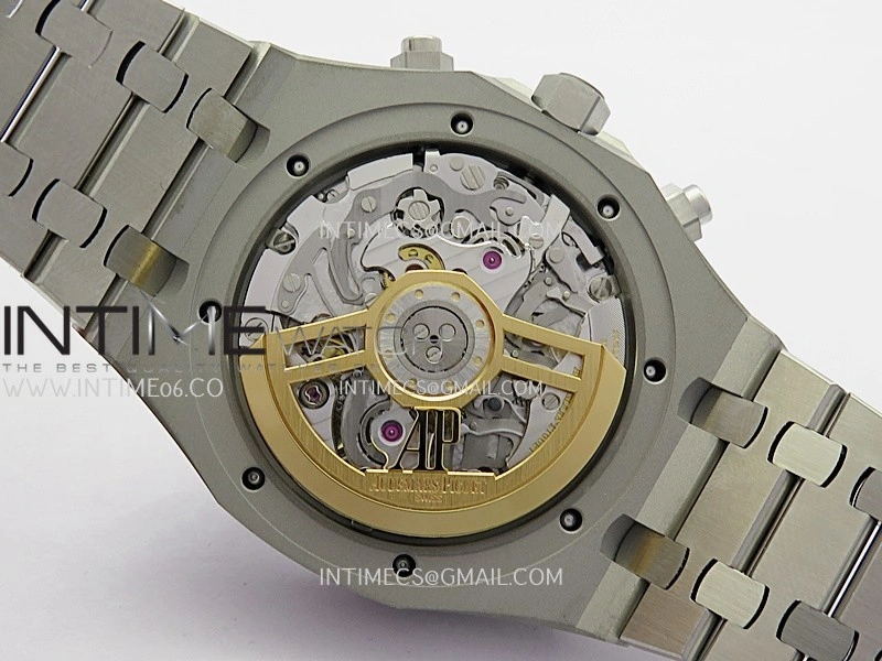 Royal Oak Chrono 26240 SS ZF 1:1 Best Edition Green Dial On SS Bracelet Super Clone DD4401